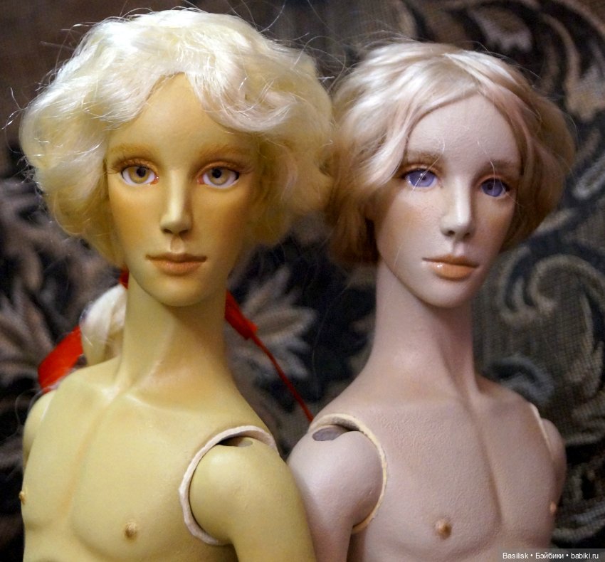 Русоволосый мальчик. Шарнирная кукла (фото 7)