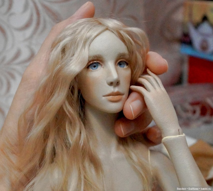 Русоволосый мальчик. Шарнирная кукла (фото 3)