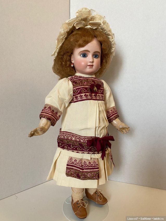 Платье для антикварной куклы по антикварному примеру (фото 4)