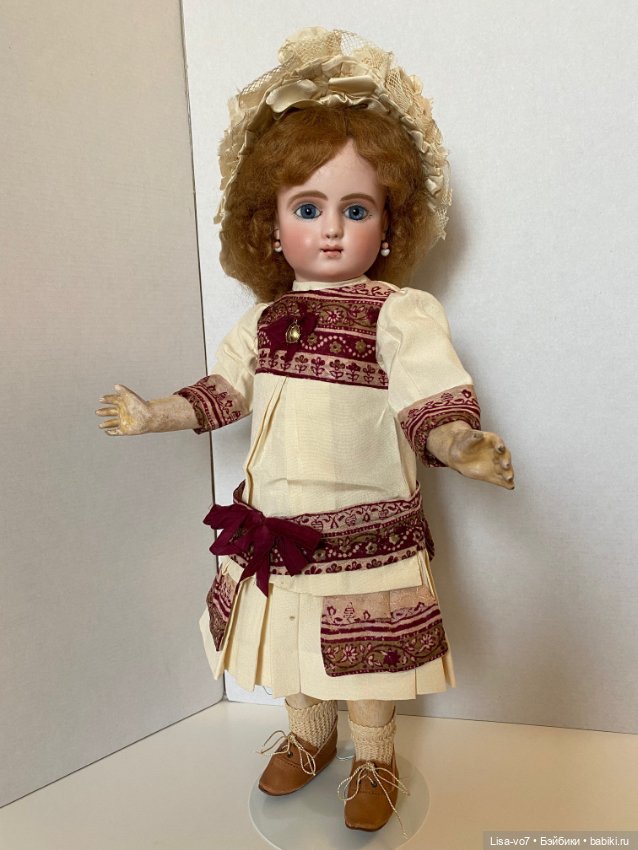 Платье для антикварной куклы по антикварному примеру (фото 2)