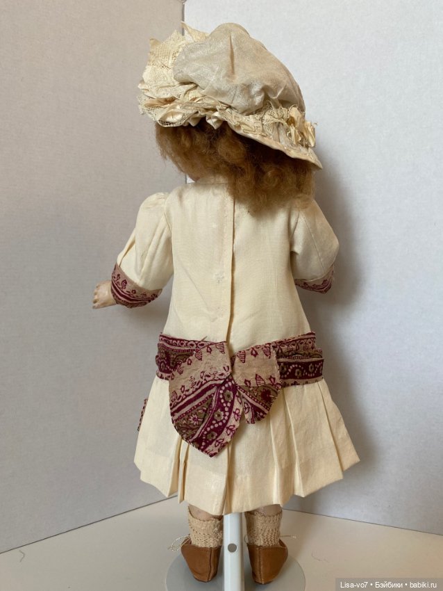 Платье для антикварной куклы по антикварному примеру (фото 3)