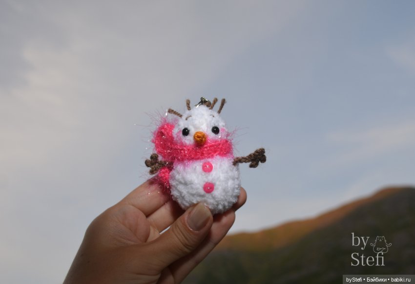 Снеговулька — Вязаные игрушки и амигуруми: крючком