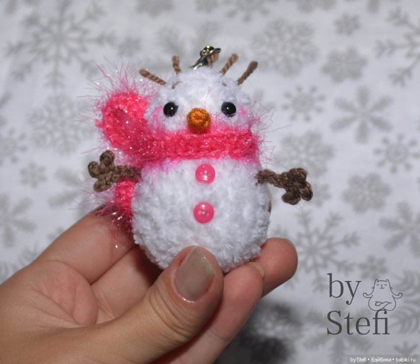 Снеговулька — Вязаные игрушки и амигуруми: крючком (фото 6)