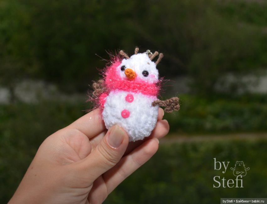 Снеговулька — Вязаные игрушки и амигуруми: крючком (фото 5)