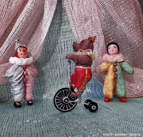 Новые ватные игрушки — Ватные игрушки на елку: ретро (фото 3)