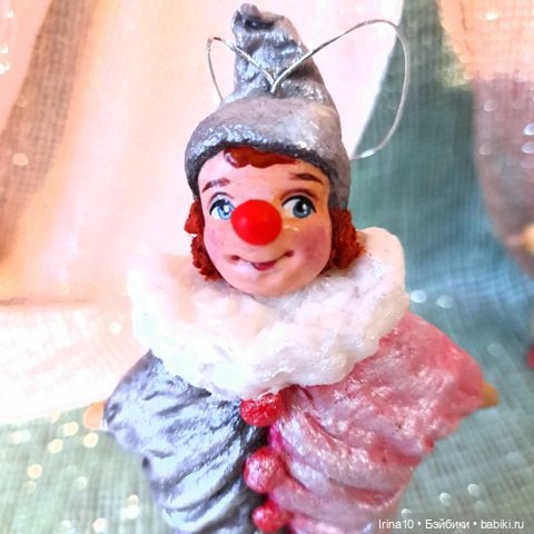 Новые ватные игрушки — Ватные игрушки на елку: ретро (фото 6)