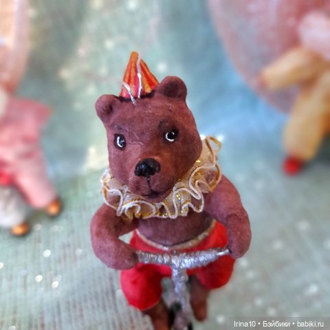 Новые ватные игрушки — Ватные игрушки на елку: ретро (фото 4)