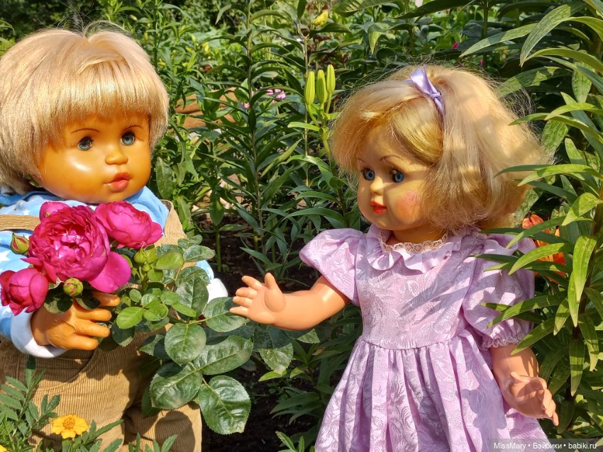 "Подарю тебе я розу" — Винтажные куклы ГДР (Немки): Бигги (фото 5)