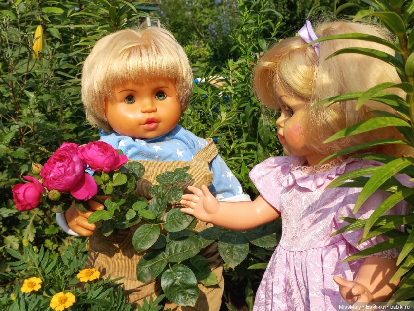 "Подарю тебе я розу" — Винтажные куклы ГДР (Немки): Бигги (фото 3)