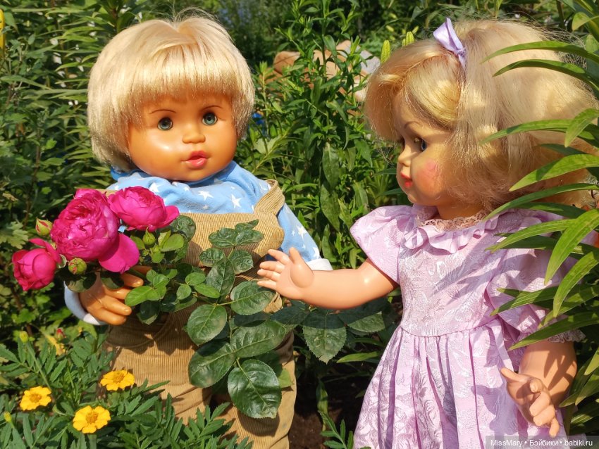 "Подарю тебе я розу" — Винтажные куклы ГДР (Немки): Бигги (фото 2)