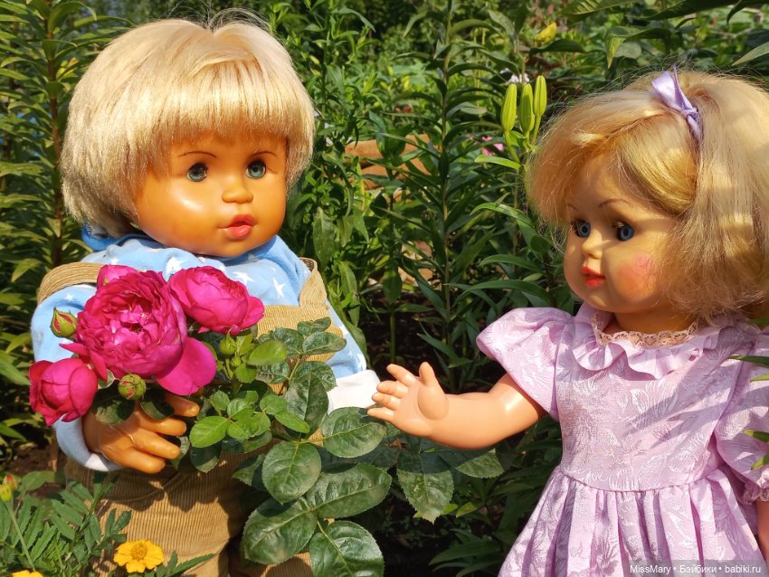 "Подарю тебе я розу" — Винтажные куклы ГДР (Немки): Бигги
