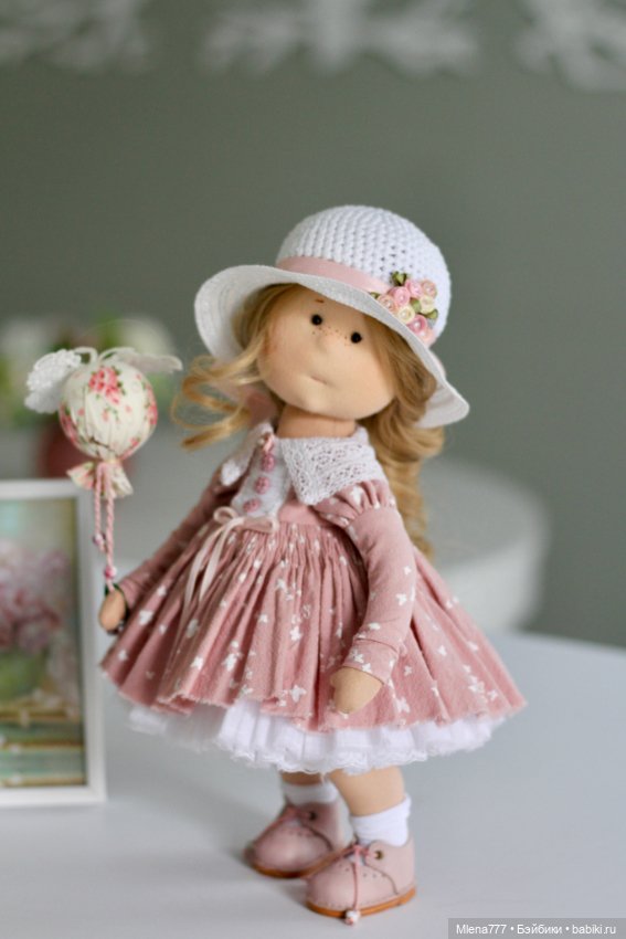 Прелестница интерьерная текстильная кукла (фото 7)