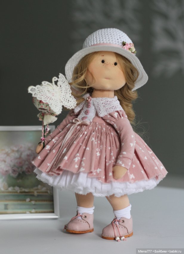 Прелестница интерьерная текстильная кукла (фото 9)