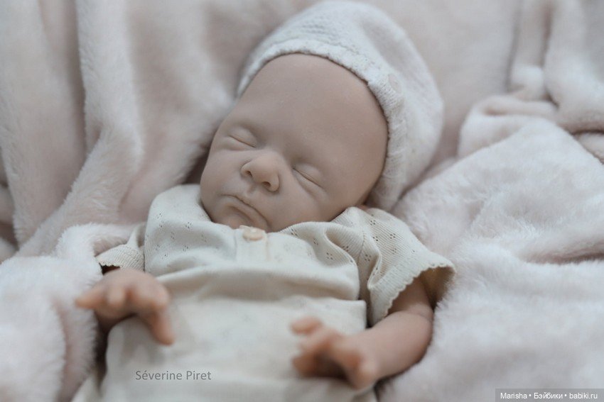 Молд недоношенной малышки Maïa скульптора Severine Piret (фото 2)