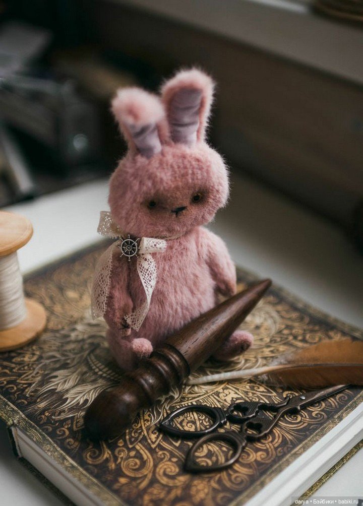 Зайчик-блинчик с выйкройкой, автор Кристина