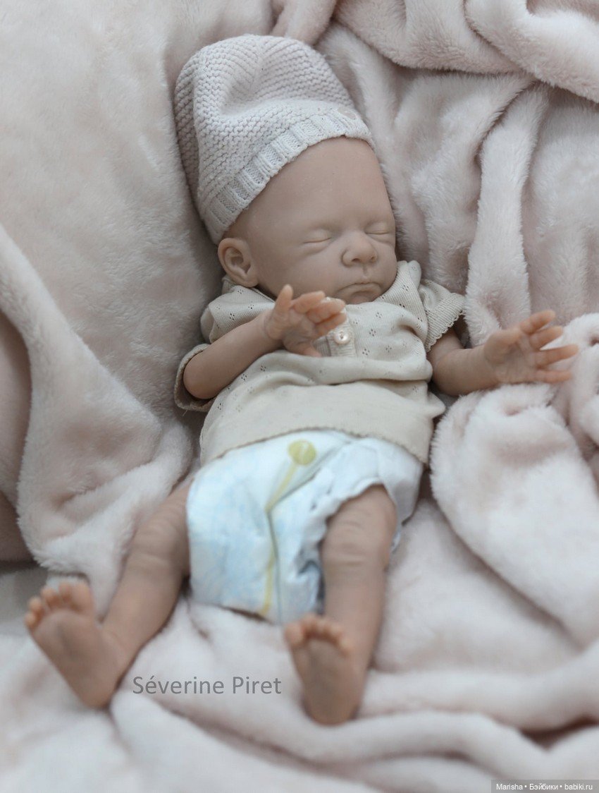 Молд недоношенной малышки Maïa скульптора Severine Piret (фото 6)