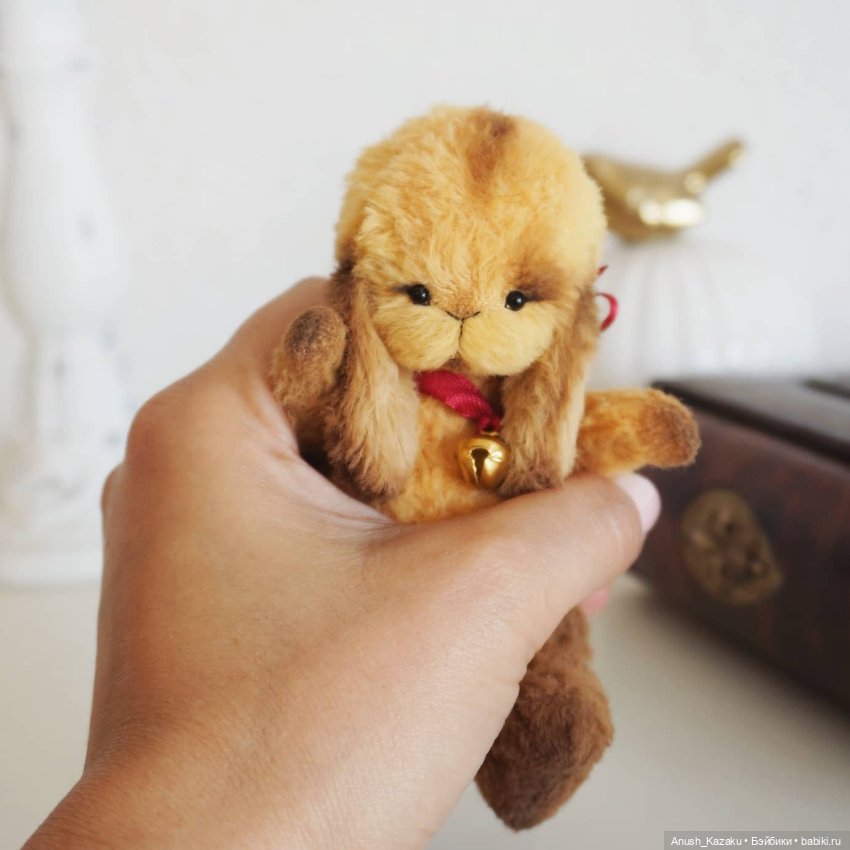 Зайка тедди — Авторские мишки Тедди и друзья: фото (фото 3)