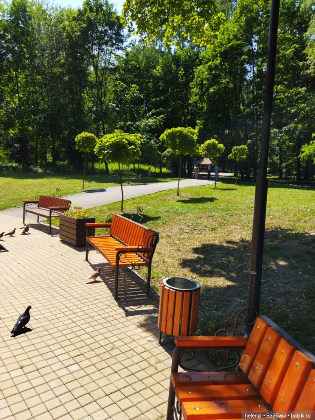 Прогулка по Центральному парку в городе Туле