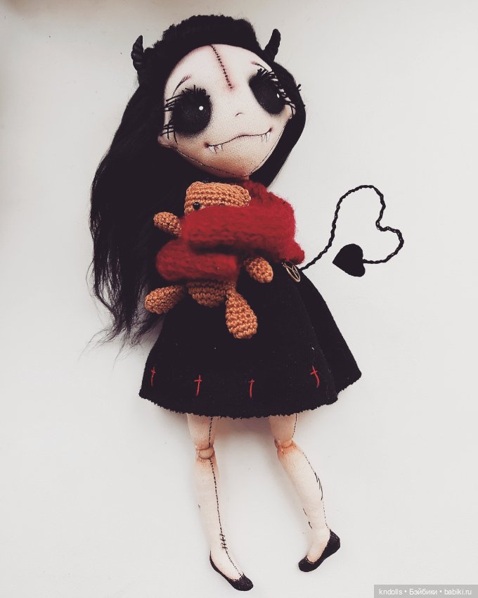 Текстильная кукла монстрик (фото 3)