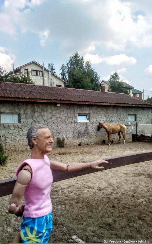 Матвей Сергеевич на конюшне (фото 9)