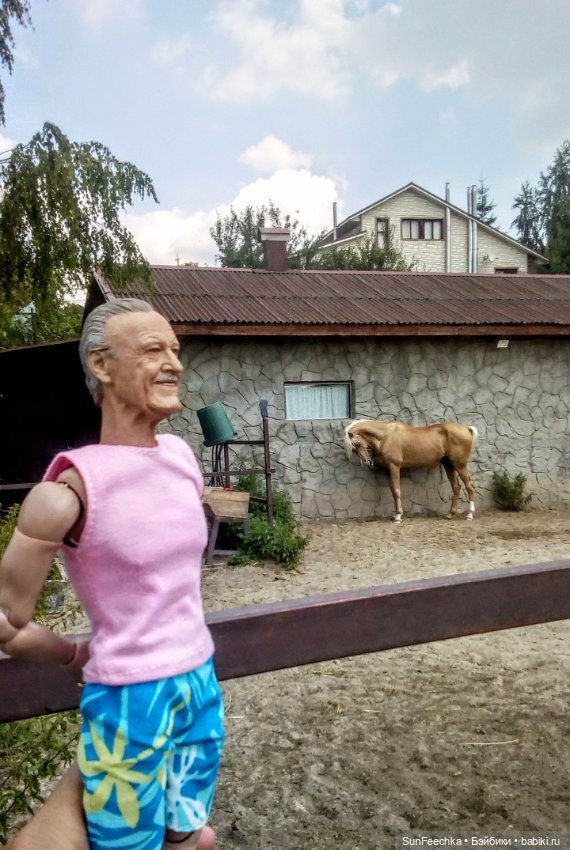 Матвей Сергеевич на конюшне (фото 8)