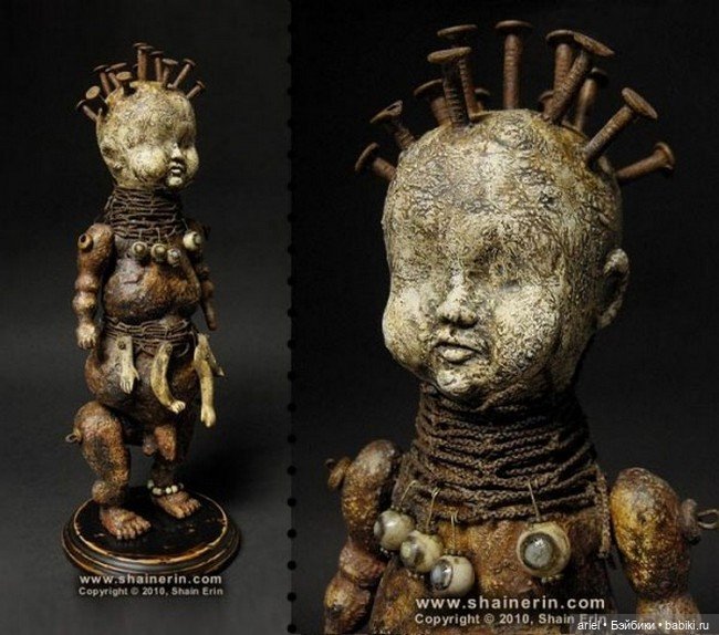 Жуткие куклы от американского художника Эрина Шейна (фото 3)