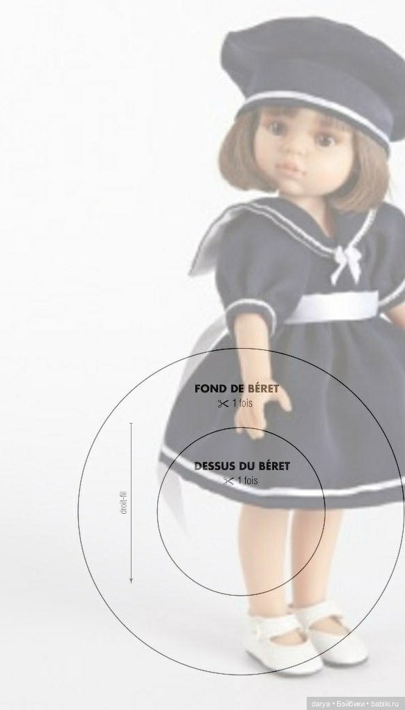 Выкройка одежды для кукол для Паола Рейна (фото 2)