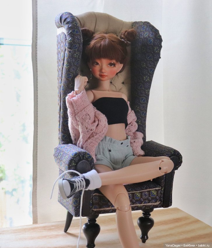 Кресло приехало домой — Мебель для кукол и домиков: фото (фото 4)