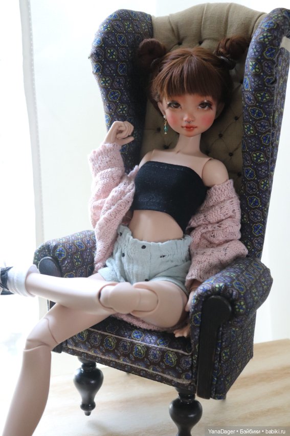 Кресло приехало домой — Мебель для кукол и домиков: фото (фото 3)