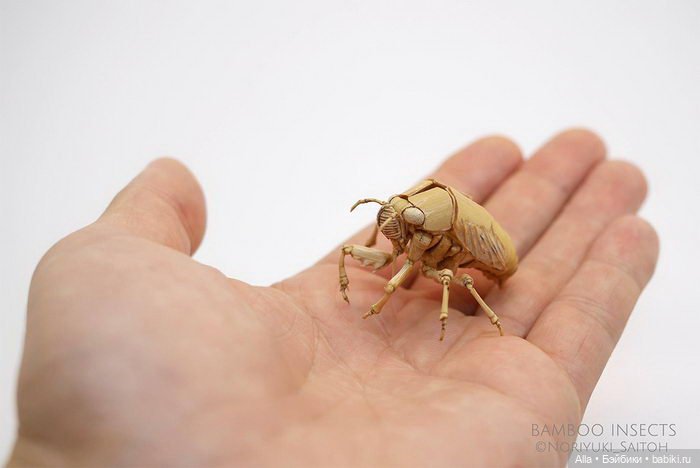 Скульптуры насекомых Noriyuki Saitoh, Япония