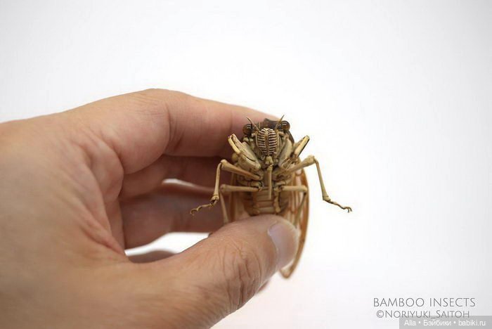 Скульптуры насекомых Noriyuki Saitoh, Япония (фото 2)