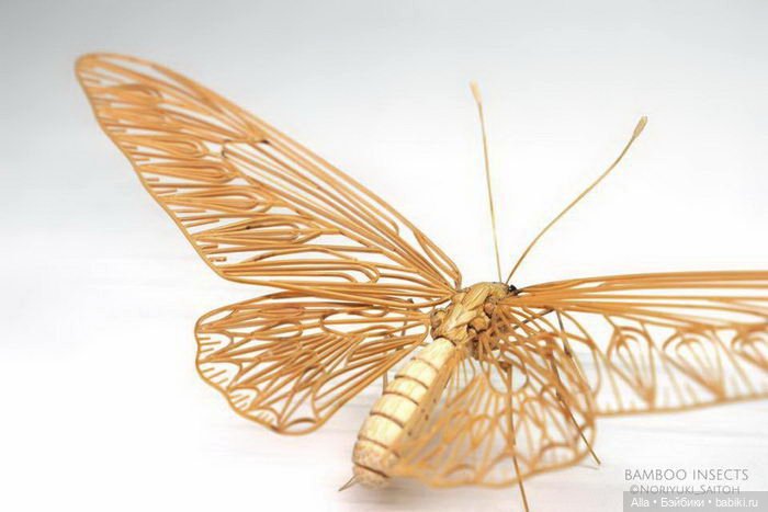 Скульптуры насекомых Noriyuki Saitoh, Япония (фото 6)