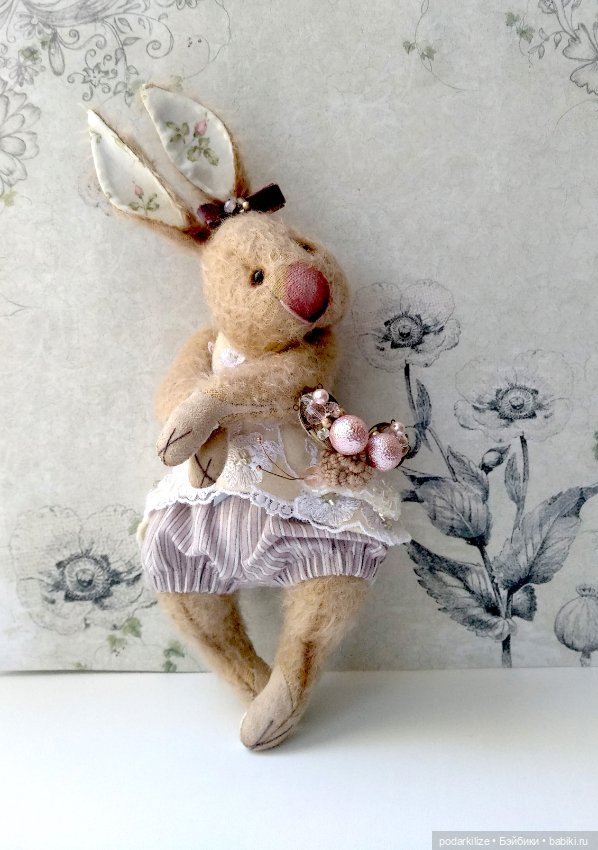 Зайка Рози — Авторские мишки Тедди и друзья: фото (фото 2)