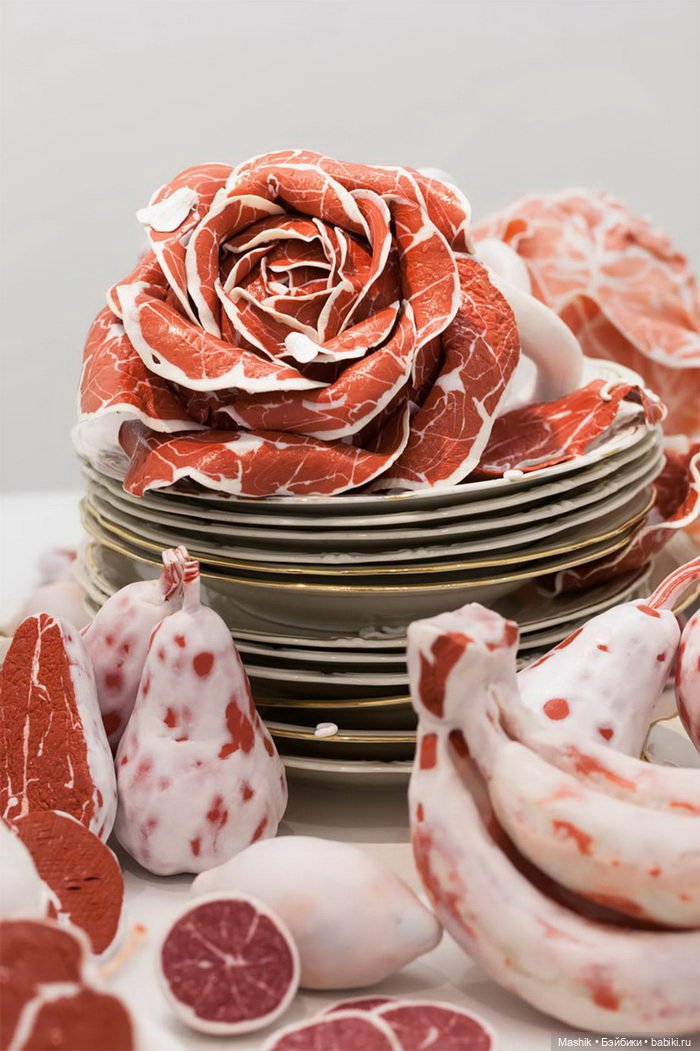 Мясные скульптуры Roni Landa (фото 7)