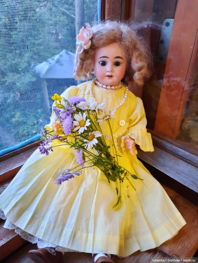 Моя солнечная девочка — Антикварные куклы Armand Marseille (AM): молд 390 (фото 3)