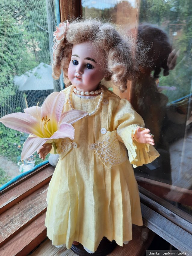 Моя солнечная девочка — Антикварные куклы Armand Marseille (AM): молд 390 (фото 5)