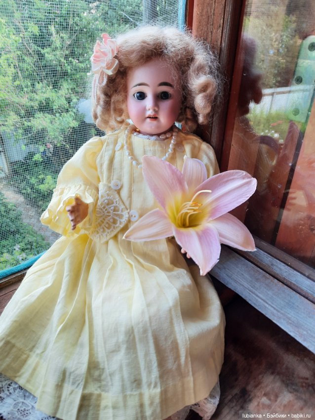 Моя солнечная девочка — Антикварные куклы Armand Marseille (AM): молд 390 (фото 6)