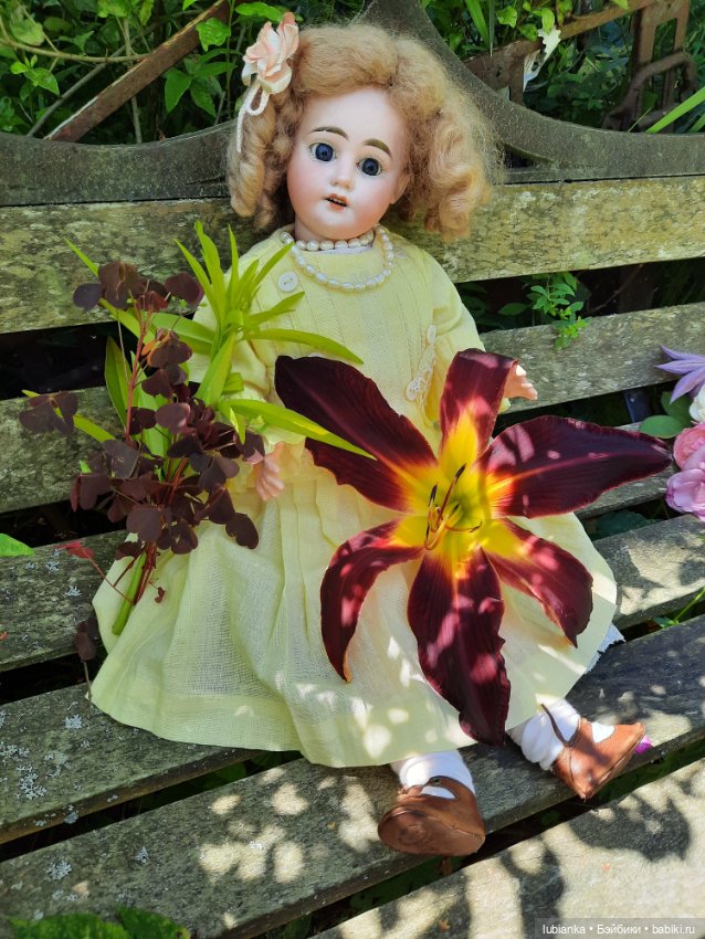 Моя солнечная девочка — Антикварные куклы Armand Marseille (AM): молд 390 (фото 10)