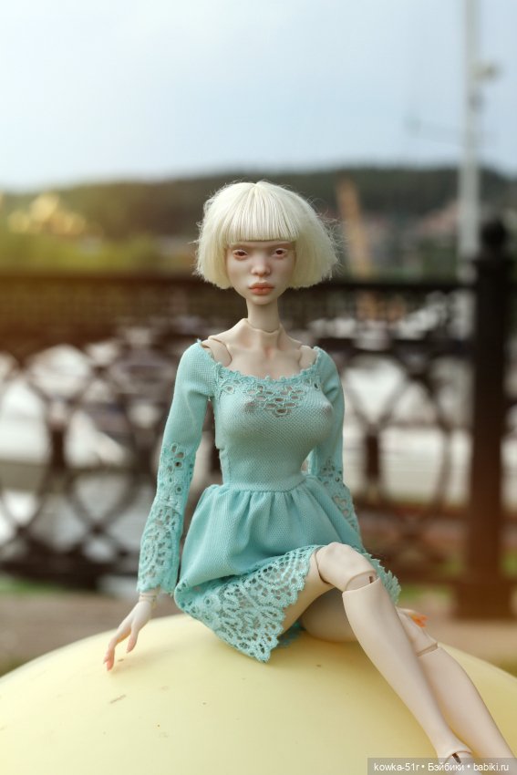 Savanna albino — Авторские шарнирные куклы своими руками: лепка (фото 8)