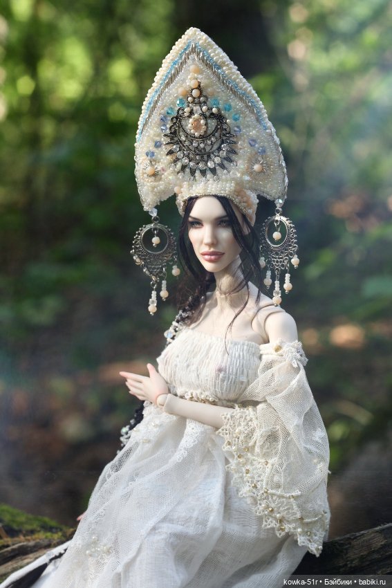 Русские сказки — Авторские шарнирные куклы своими руками: лепка (фото 8)