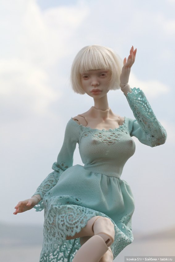 Savanna albino — Авторские шарнирные куклы своими руками: лепка (фото 2)