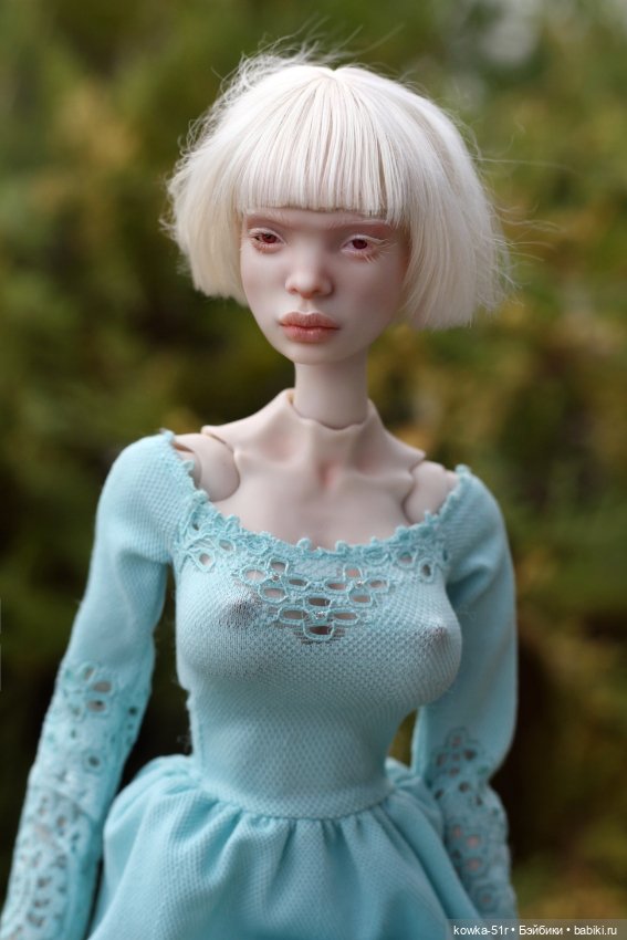 Savanna albino — Авторские шарнирные куклы своими руками: лепка (фото 7)