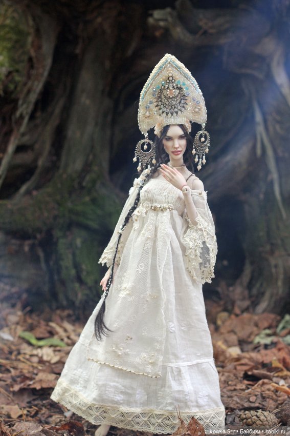 Русские сказки — Авторские шарнирные куклы своими руками: лепка (фото 4)