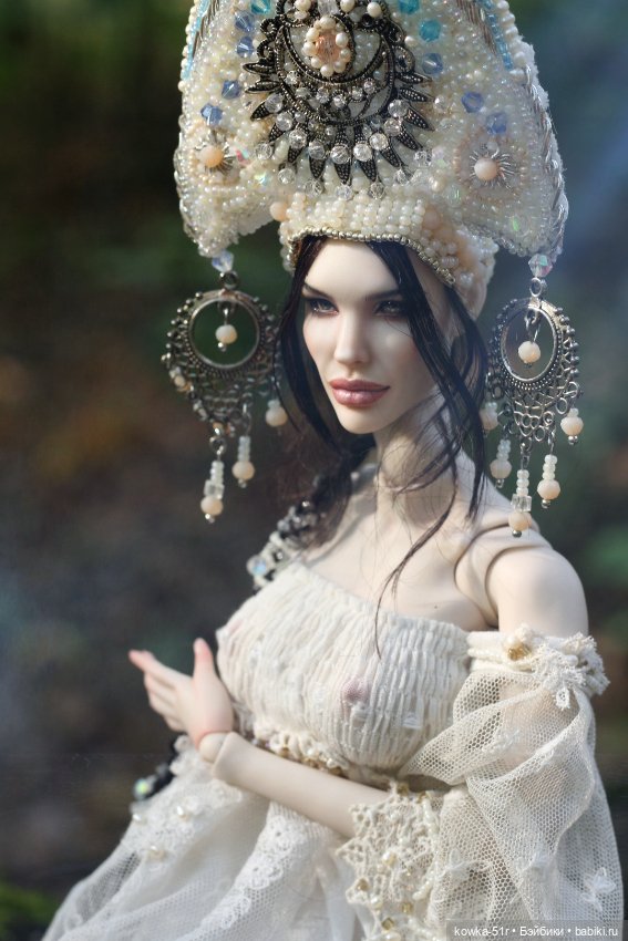 Русские сказки — Авторские шарнирные куклы своими руками: лепка (фото 6)