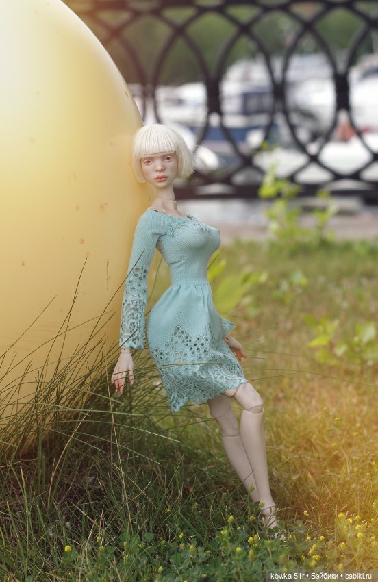 Savanna albino — Авторские шарнирные куклы своими руками: лепка (фото 3)