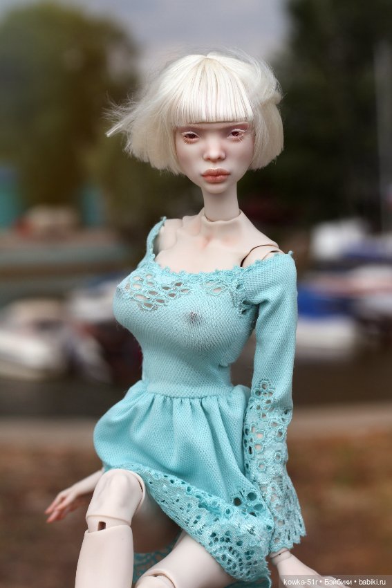 Savanna albino — Авторские шарнирные куклы своими руками: лепка (фото 6)