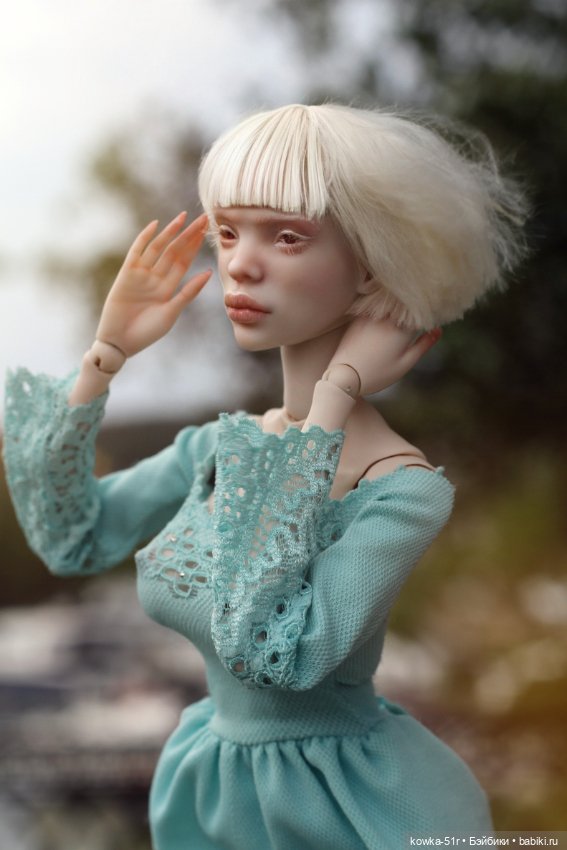 Savanna albino — Авторские шарнирные куклы своими руками: лепка (фото 4)