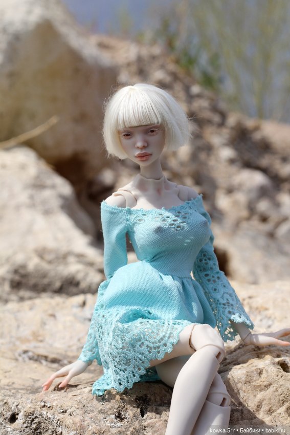 Savanna albino — Авторские шарнирные куклы своими руками: лепка (фото 10)