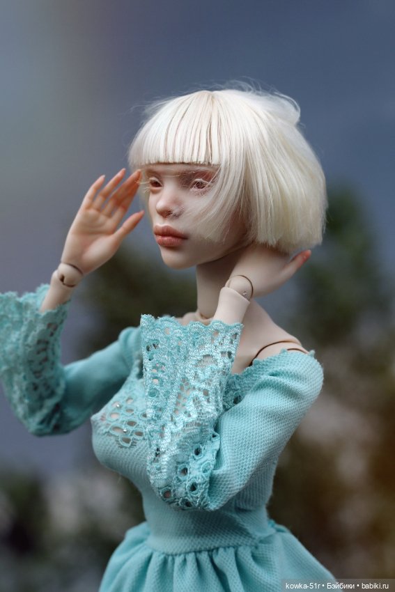 Savanna albino — Авторские шарнирные куклы своими руками: лепка (фото 5)