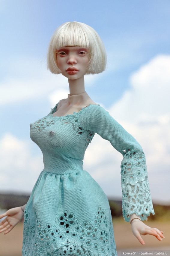 Savanna albino — Авторские шарнирные куклы своими руками: лепка (фото 9)